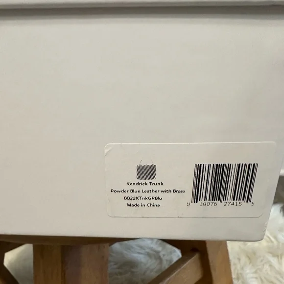 Brandon Blackwood Powder Blue Kendrick Trunk - Picture 3 of 12